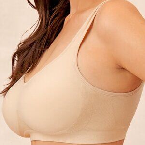 Truekind Daily Comfort Wireless Shaper Bra in Beige